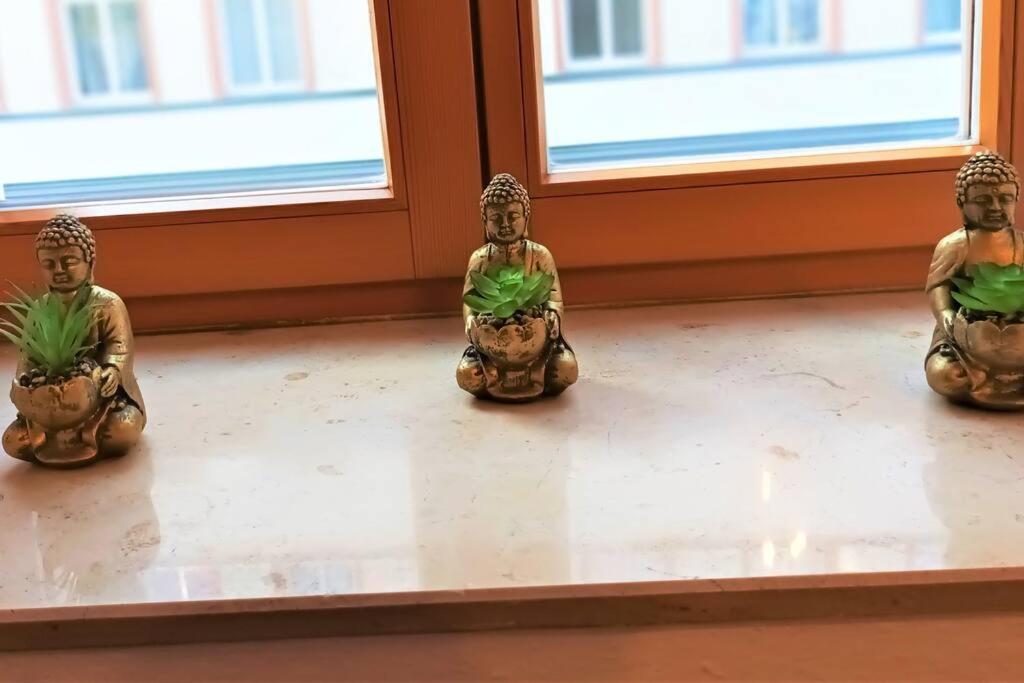 Modernes Apartment Mit Balkon Magdeburg Eksteriør billede