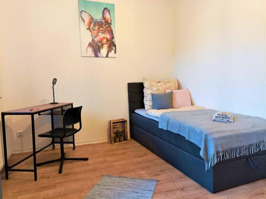 Modernes Apartment Mit Balkon Magdeburg Eksteriør billede