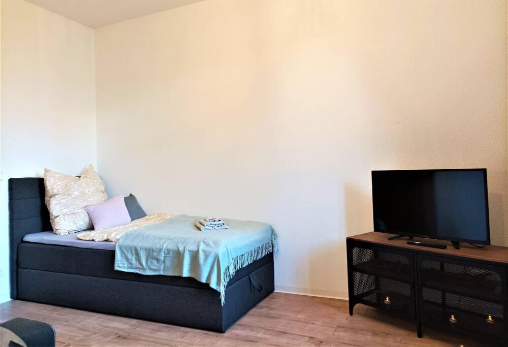 Modernes Apartment Mit Balkon Magdeburg Eksteriør billede