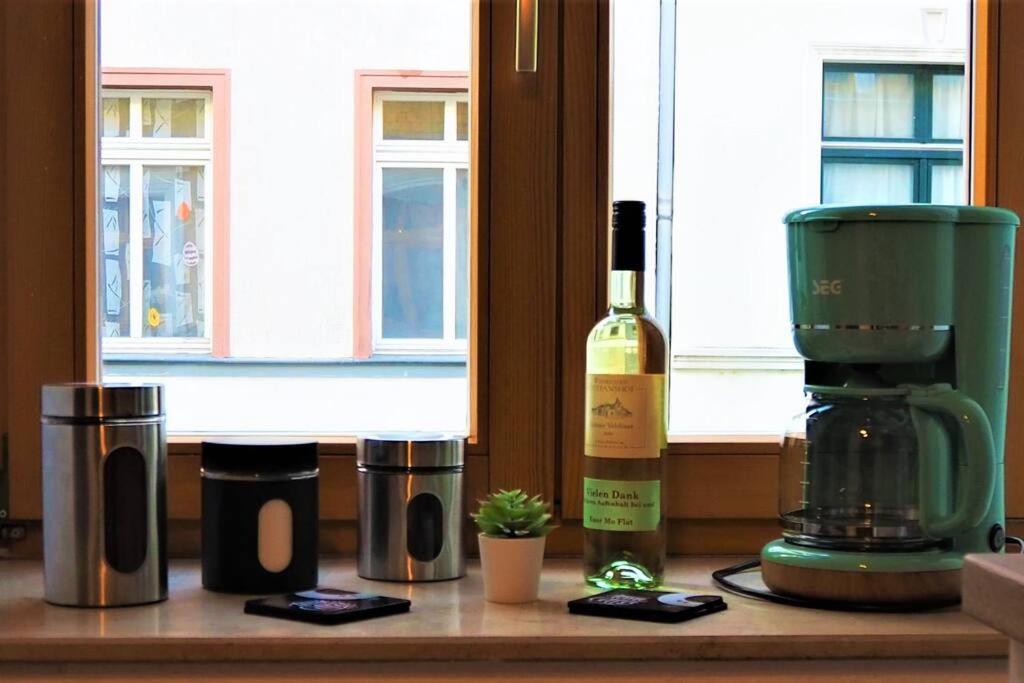 Modernes Apartment Mit Balkon Magdeburg Eksteriør billede